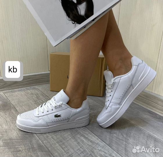 Кеды Lacoste белые