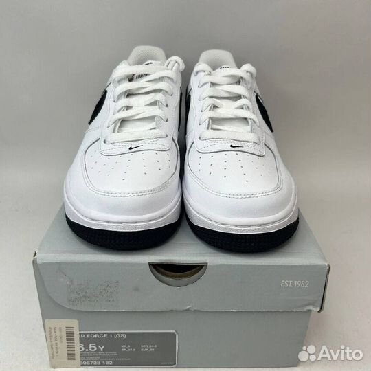 Nike air force 1 low white black оригинал