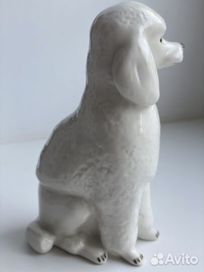 Фарфоровая статуэтка Пудель лфз