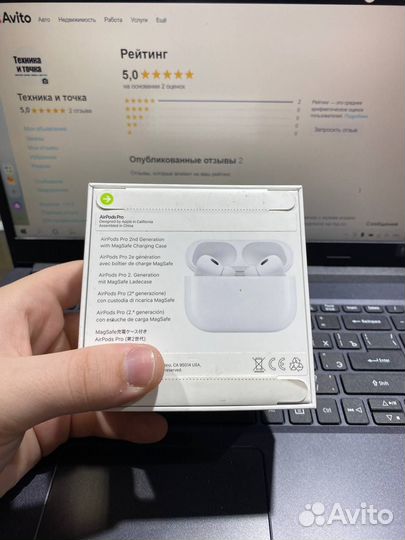 Наушники Apple AirPods pro 2 оригинал
