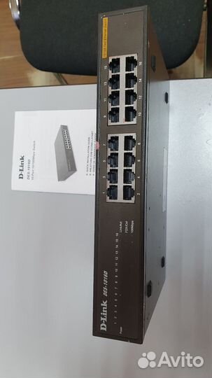 16 портовый коммутатор 10/100 Мбит/с