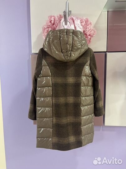 Пальто для девочки 140