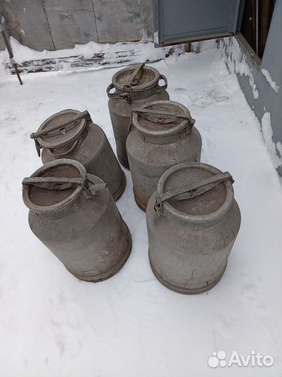 Молочный бидон алюминий 40 литров