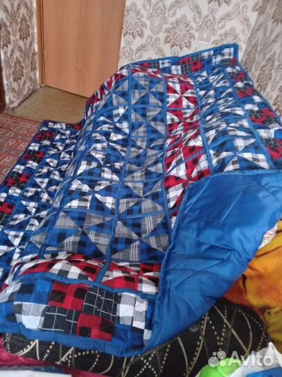 Одеяло лоскутное +подушка