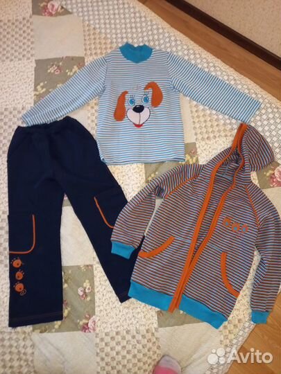 Костюм-тройка для мальчика 122-128