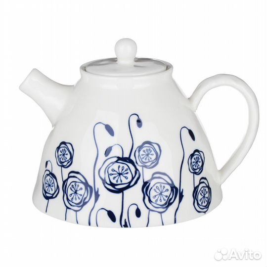 Чайник заварочный, 1100мл, 19,5х16х13,5см, Индиго