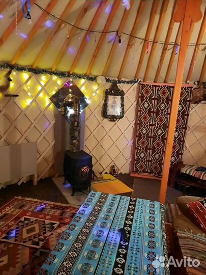 Юрта с баней