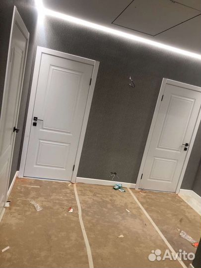 Дверь межкомнатная белая эмаль