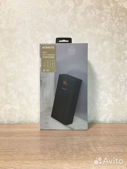 Powerbank Romoss Zeus PEA40 40000mAh 18W Новый
