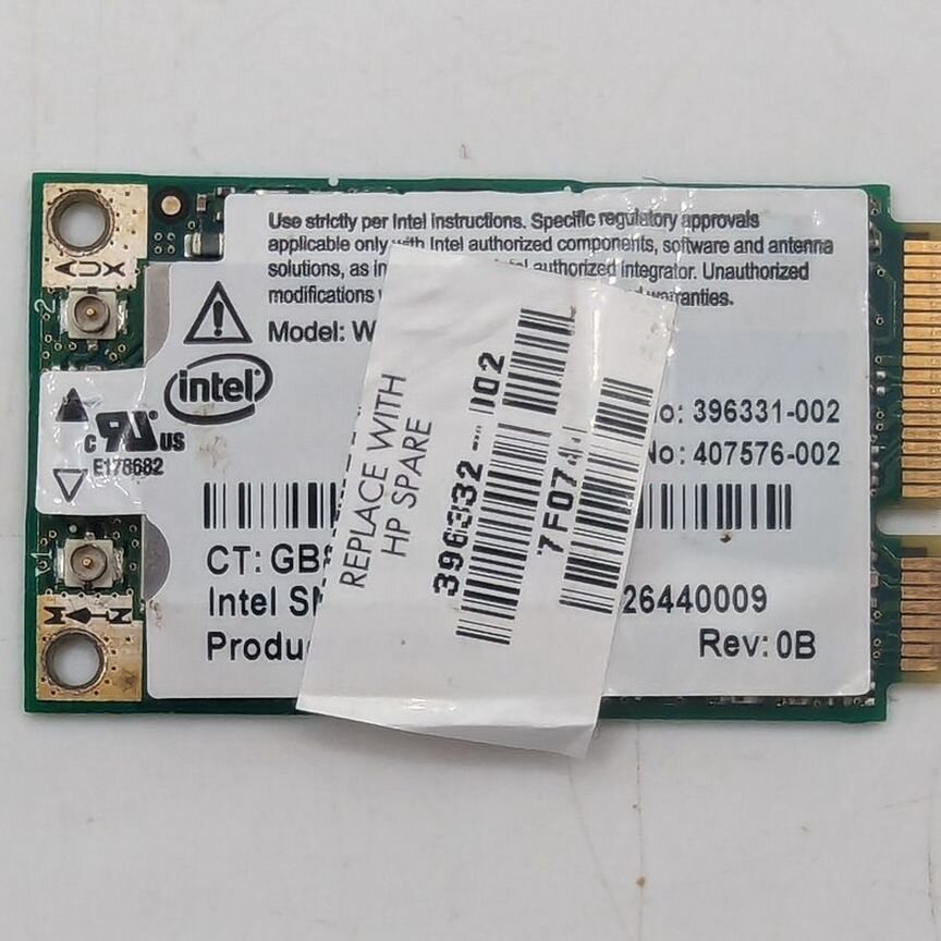 [396332-002] Wi-Fi Модуль 396332-002, Hp Pavilion Dv9000