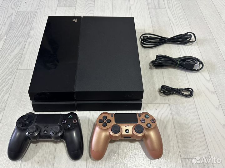 Sony PlayStation 4 fat прошитая 9.00 + игры