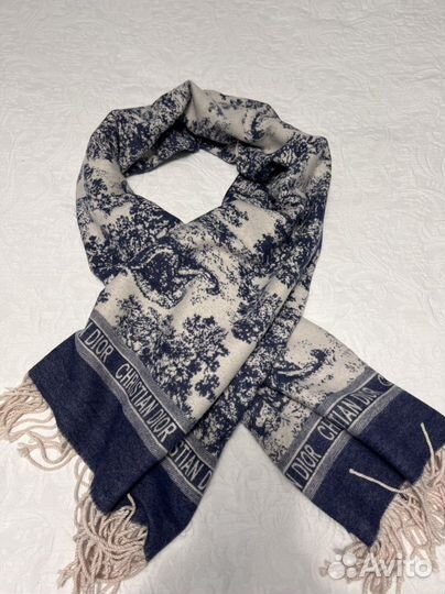 Шаль Christian Dior кашемир 65х185