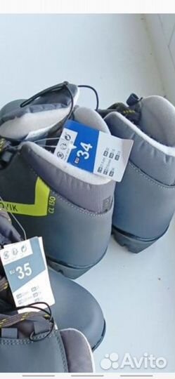 Лыжные ботинки Декатлон Новые