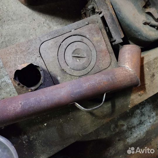 Печь буржуйка чугунная разборная