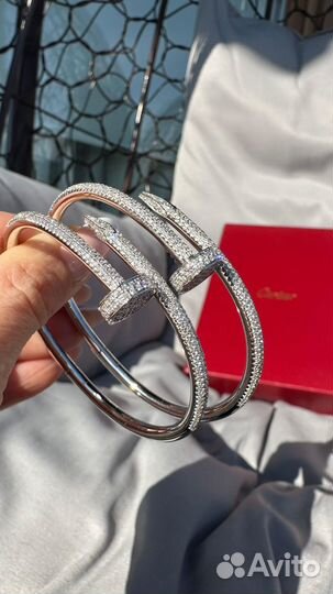 Браслет cartier гвоздь juste un clou бриллианты