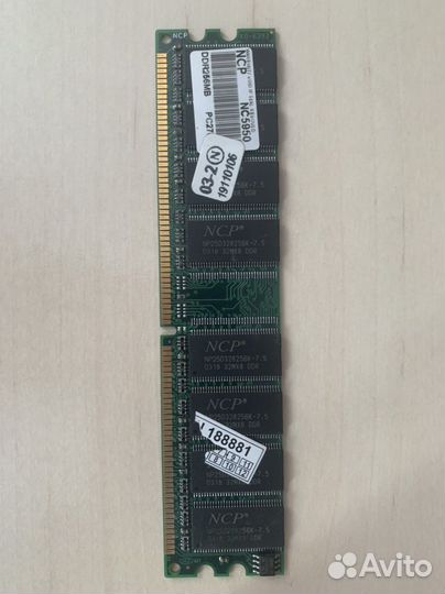 Оперативная память NCP DDR 256mb