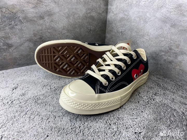 Кеды converse play comme des garcons