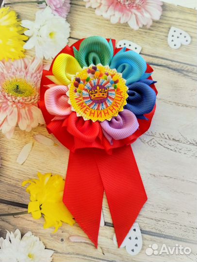 Брошь георгиевская лента на 9 мая