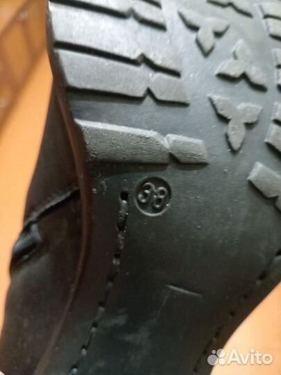 Зимние женские сапоги 38 натуральная кожа
