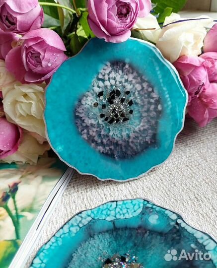 Подставки под украшения из эпоксидной смолы