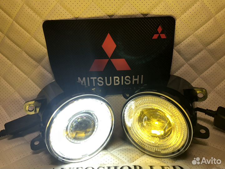 Фары птф Bi LED Линзы Mitsubishi