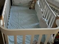 Кровать Happy Baby mummy lux с маятником