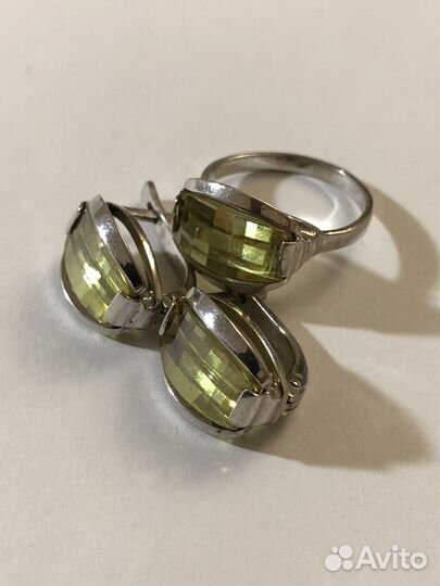 Серебряные серьги