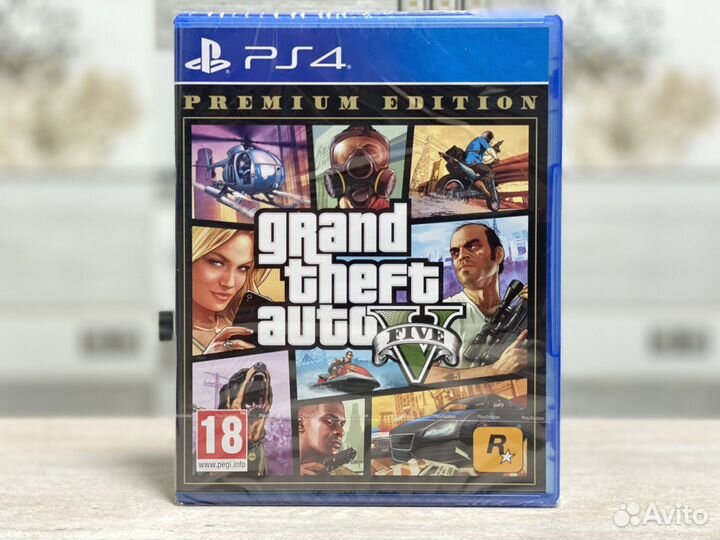 GTA V Premium Edition (Новый Диск) Sony PS4/Ps5