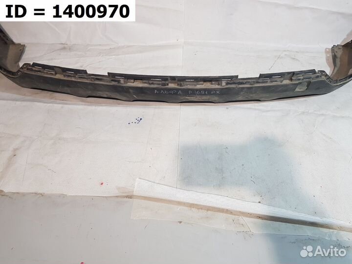 Спойлер переднего бампера губа Kia Sportage