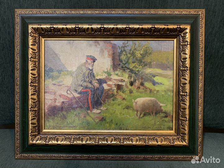 Антикварная картина Владимирова И.А