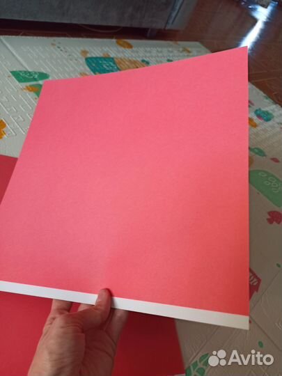 Бумага. Цветной картон. 8 листов