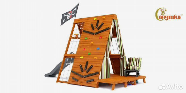 Детский уличный спортивный комплекс для дачи