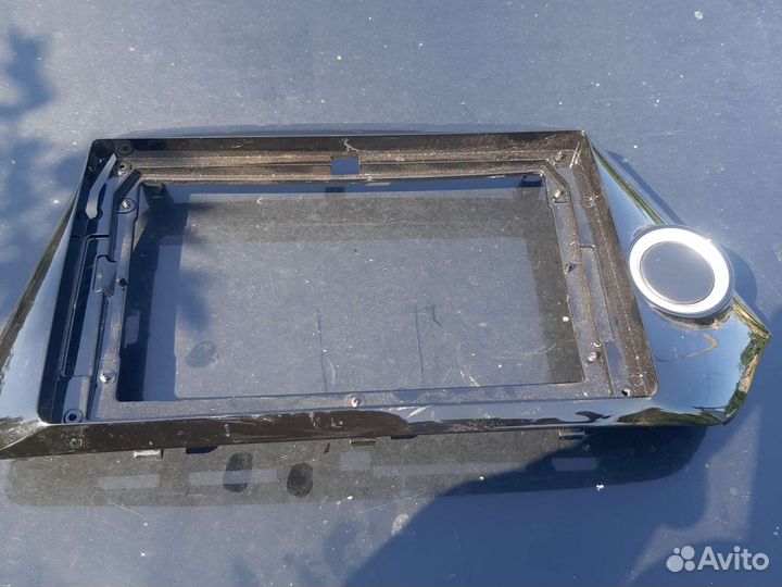 Рамка для магнитолы,кия рио3,солярис