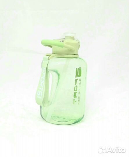 Спортивная бутылка 1,7л.для фитнеса зелёная