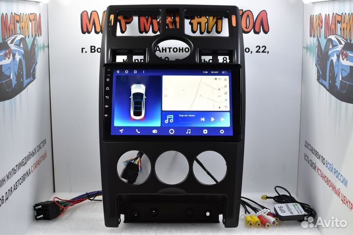 Магнитола LADA Priora чёрная Teyes CC2 Plus 4/32гб