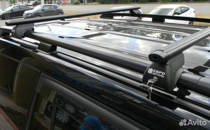 Багажник на крышу Toyota Land Cruiser (черный)