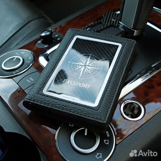 Обложка на паспорт натуральная кожа