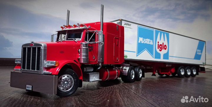 Peterbilt-378 (italeri/моделист) с полуприцепом