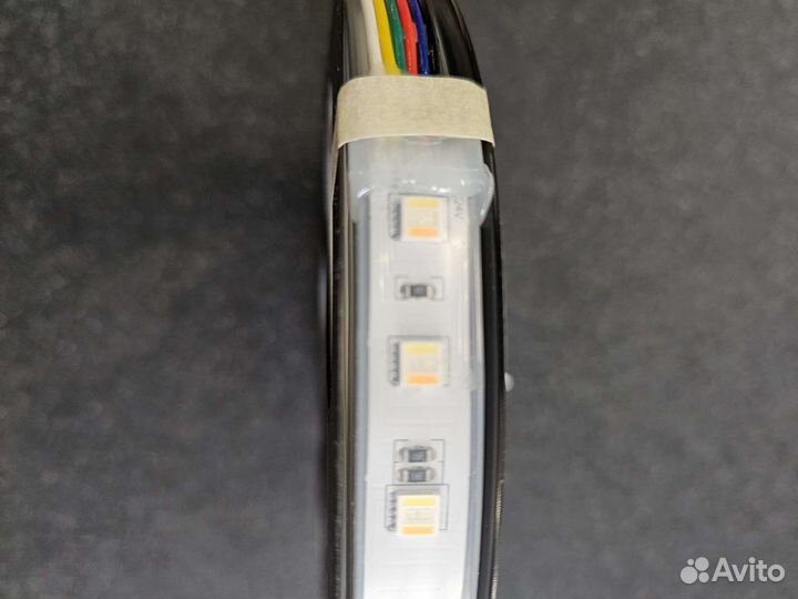 Светодиодная лента, 24В, rgbcct, в силиконовом кож