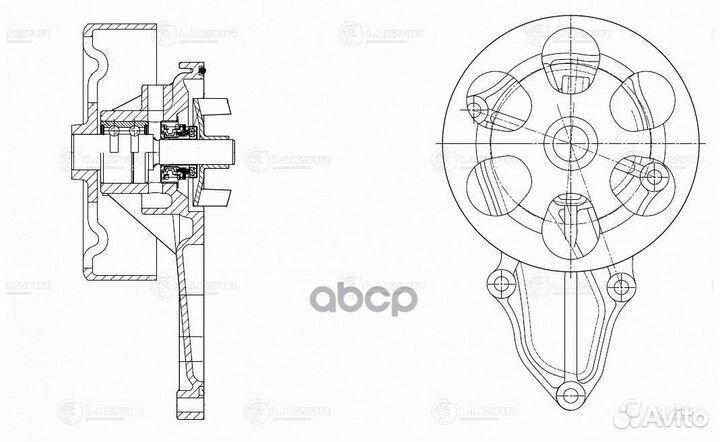Насос водяной Accord (03) 2.4i K24A4 LWP232