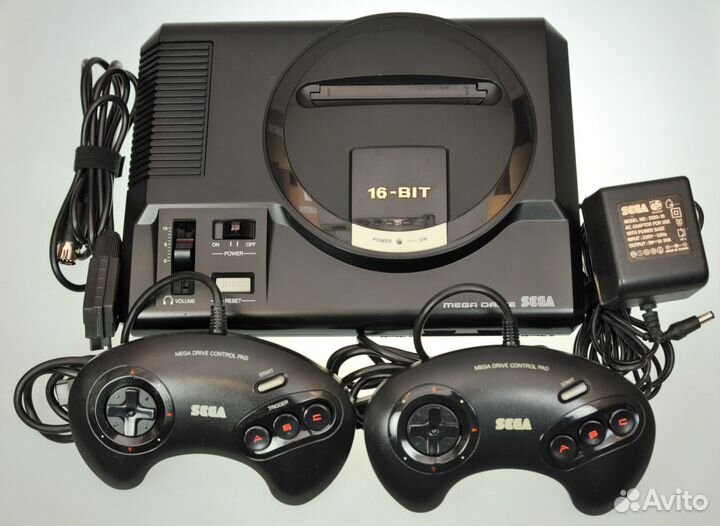 Оригинальная Sega Mega Drive 1 VA6.5 с Unimod