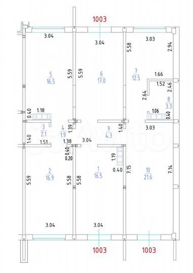 Свободного назначения, 36.5 м²