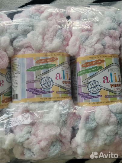 Пряжа alize puffy color
