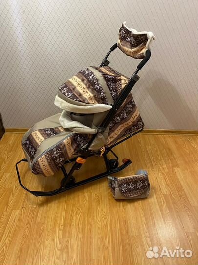 Санки коляска galaxy полный комплект