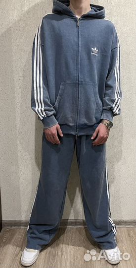 Костюм adidas balenciaga оверсайз (стиль 90-х)