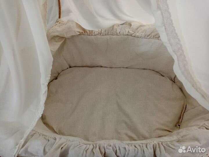 Люлька колыбель подвесная из натуральной лозы