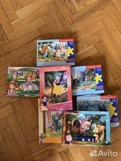 Пазлы для детей от 3-4-5 лет