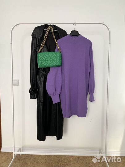 Платье фиолетовое Bershka xs