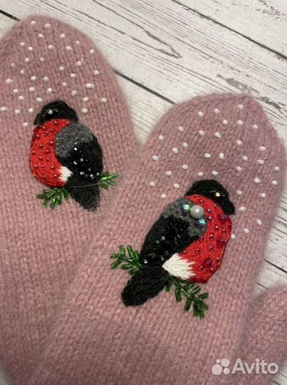 Варежки ручной работы на заказ