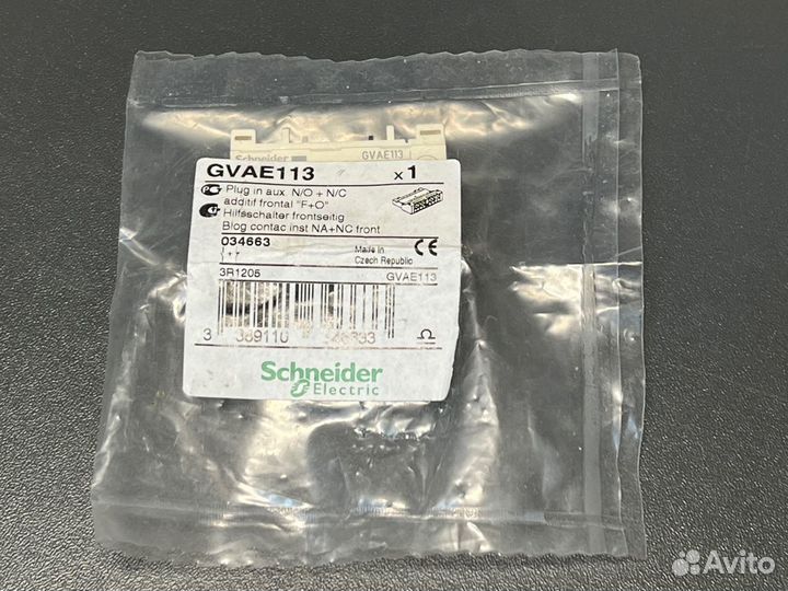 Schneider gvae113 Контакт, новый, 10 шт